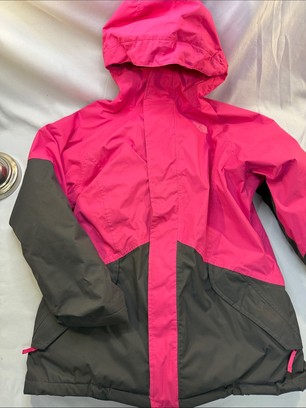 The North Face - 4-N-1 hooded jacket - Pink/Grey